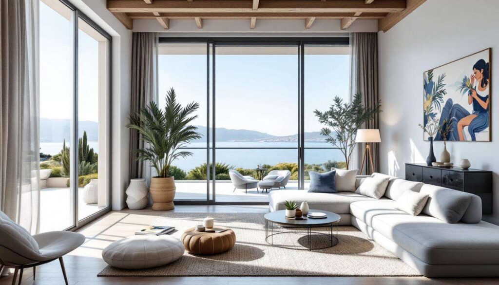 So wurde diese 70-Quadratmeter-Wohnung an der Côte d’Azur zum mediterranen Kokon mit Meerblick