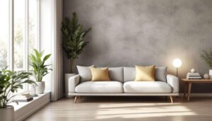 Was hinter Ihr Sofa gehört, wenn Sie es von der Wand abrücken, laut Experten