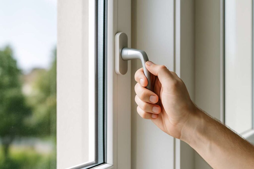 Mikrolüftung am Fenster: So müssen Sie den Griff drehen
