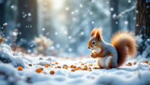 Anhaltende Kälte: Wie du Eichhörnchen jetzt im Winter helfen kannst