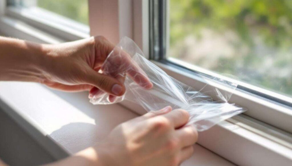 Fensterschienen reinigen leicht gemacht: der Frischhaltefolie-Trick für weniger Schmutz